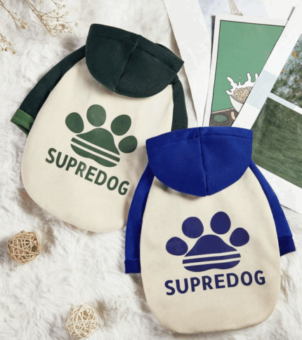 Buzo c/capucha azul .Supredog. Talle S